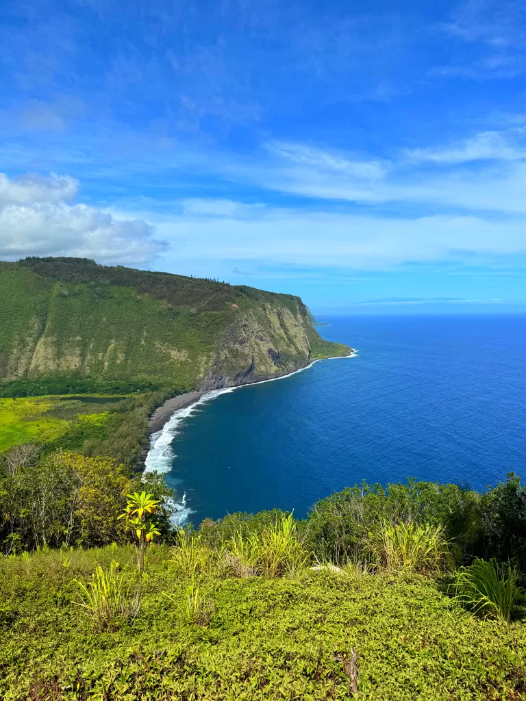 overlook of Waipio Valley in the perfect Big Island itinerary