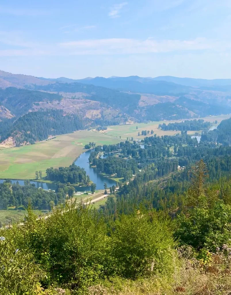 St Joe River in North Idaho